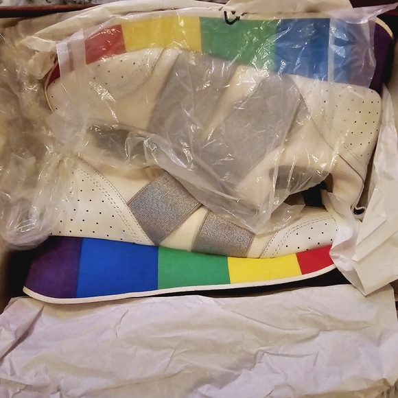 ✨️✨️✨️✨️RAINBOW  Love👟 👞 😍New New - Picture 2 of 7